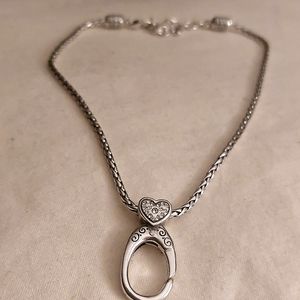 Brighton necklace with crystal charm holder